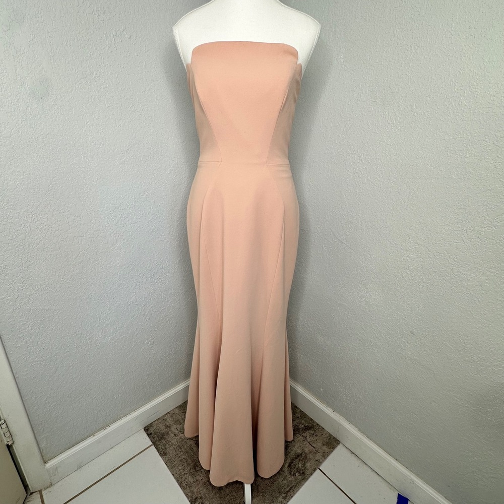 Jill Jill Stuart Strapless pink Gown Formal‎ Dress Sleeveless Size 6
